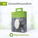 GP paneelvalgusti töövalgustus 1200 luumenit, IPX7, USB-C, 2x18650