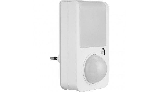 REV LED Plug-In Wall Light with Motion Detector 2,5W white