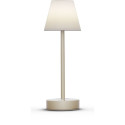 New Garden Lola Slim 30 Battery Table Lamp Brass