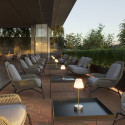 New Garden Lola Slim 30 Battery Table Lamp Brass