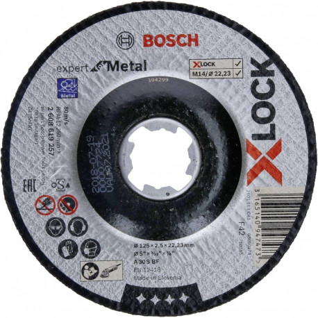 Bosch X-LOCK lõikeketas EfM 125x2,5mm