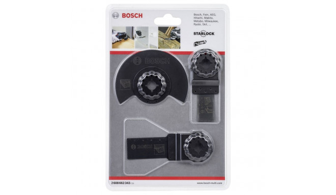 Bosch GOP Basic-Wood-Set 3-pcs. Starlock