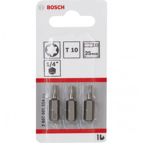 Bosch 3 tk kruvikeeraja otsikud T10 XH 25mm