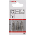 Bosch 3-osaline PZ kruvikeeraja otsik PH1 XH1 25mm