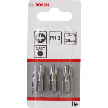 Bosch 3tk PH kruvikeeraja otsik PH3 XH 25mm
