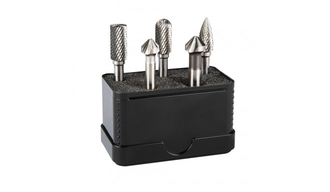 Alpen Kombi-Set 5-pcs. HM Rotary Burrs  + 2 UGT Countersinks