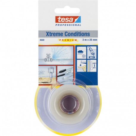 Tesa Silicon Tape 3m x 25mm Prem.Prof.Xtr.Cond.transp. 04600