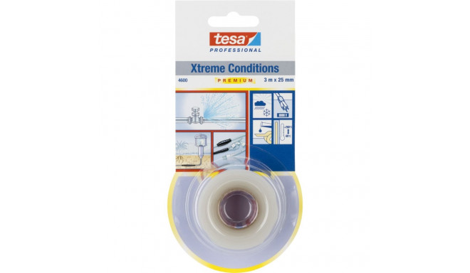 Tesa Silicon Tape 3m x 25mm Prem.Prof.Xtr.Cond.transp. 04600