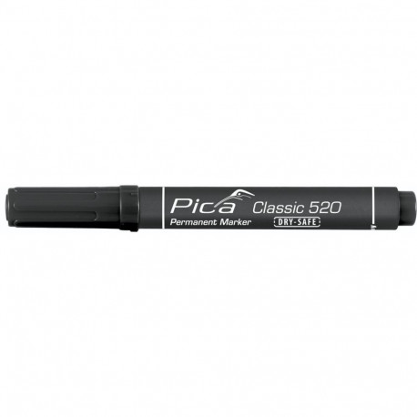 Pica Permanent Marker 1-4mm, Round Tip, black