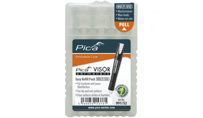 Pica VISOR permanent replacement refills white