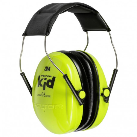 3M Peltor Kid kapselkõrvaklapid lastele 27 dB neoonroheline