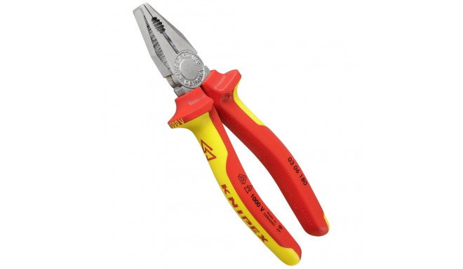 KNIPEX kombineeritud tangid kroomitud, isoleeritud 180 mm