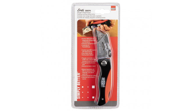 BESSEY folding utility knife w. ABS handle      DBKPH-EU