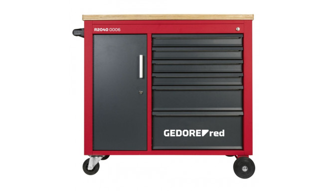 GEDORE red töökoja tööriistakäru MECHANIC PLUS 6 sahtliga
