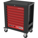 KS Tools PERFORMANCEplus P15 must/punane Tööriistakäru