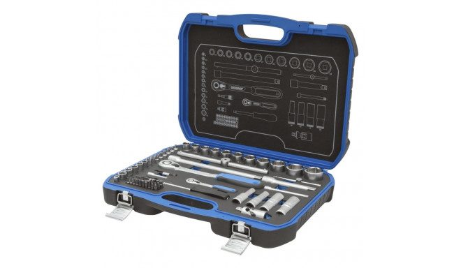 GEDORE Socket Set 1/4  + 1/2 69-pieces