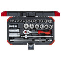GEDORE red Socket Set 3/8   26-pieces