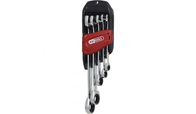 KS Tools DUO GEARplus 5 pcs Ratchet Ring Spanner-Set