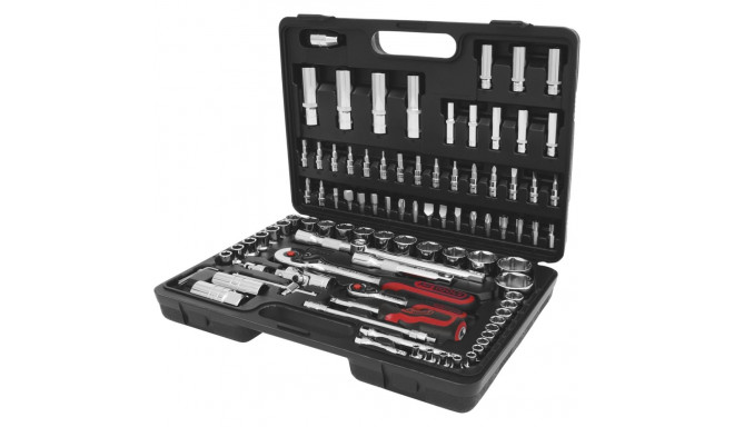 KS Tools 1/4 + 1/2  CHROMEplus Socket Set 96 pcs