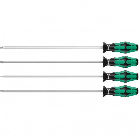 Wera 367/4TORX HF KraftformPlus Screwdriver Set, holdingf.,300mm