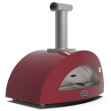Alfa Forni Moderno 3 Pizzat Puuküttega Punane