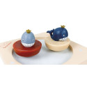 Trousselier Dancing Music Box Whales, magnetic