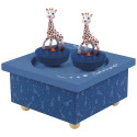 Trousselier Music Box  Dancing Sophie la Girafe, Milky Way