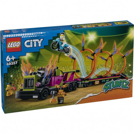 LEGO City 60357 kaskadööri veoauto ja tulekera väljakutse