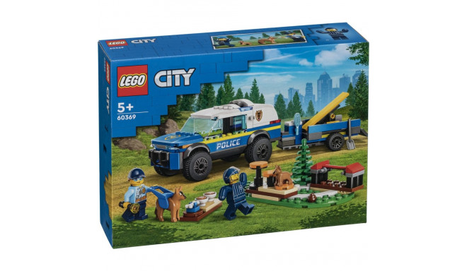 LEGO City 60369 mobiilne politsei koerte treening