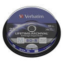 1x10 Verbatim M-Disc BD-R BluRay 25GB 4x Speed Cakebox printable 1x10 Verbatim M-Disc BD-R BluRay 25GB 4x Speed Cakebox printable