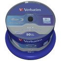 1x50 Verbatim BD-R Blu-Ray 25GB 6x Kiirus Datalife No-ID Cakebox