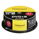 1x25 Intenso DVD+R 4,7GB 16x Kiirus Karp printimiseks