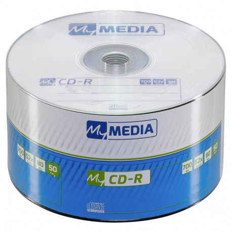 1x50 MyMedia CD-R 80 / 700MB 52x kiirus ümbris