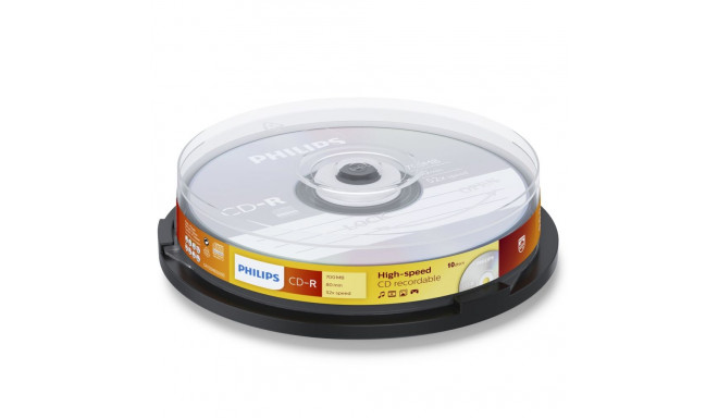 1x10 Philips CD-R 80Min 700MB 52x SP