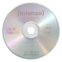 1x50 Intenso CD-R 80 / 700MB 52x Kiirus, Cakebox