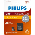 Philips MicroSDHC 2-Pakk 32GB Class 10 UHS-I U1 koos Adapteriga