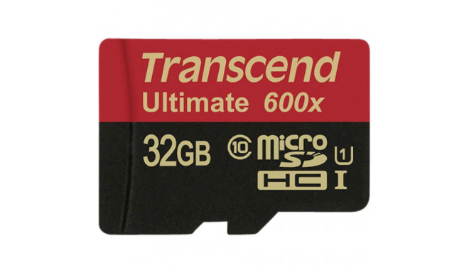 Transcend microSDHC MLC     32GB Class 10 UHS-I 600x + SD-Adapter