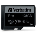 Verbatim microSDXC Pro 128GB Class 10 UHS-I koos adapteriga