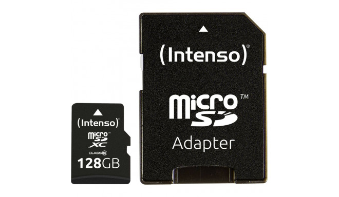 Intenso microSDXC 128GB C10 adapteriga
