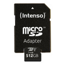 Intenso microSDXC Cards    512GB Class 10 UHS-I Premium
