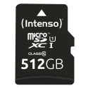 Intenso microSDXC mälukaart 512GB Class 10 UHS-I Premium