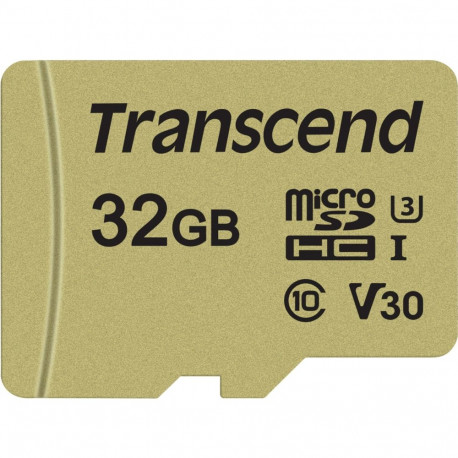 Transcend microSDHC 500S    32GB Class 10 UHS-I U3 V30 + Adapter
