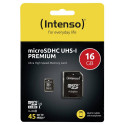 Intenso microSDHC kaart 16GB Class 10 UHS-I Premium