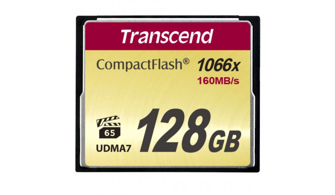 Transcend Compact Flash 128GB 1000x mälukaart