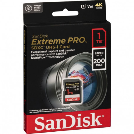SanDisk Extreme Pro SDXC 1TB UHS-I C10 U3 V30