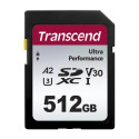 Transcend SDXC 340S 512GB Klass 10 UHS-I U3 A2 V30