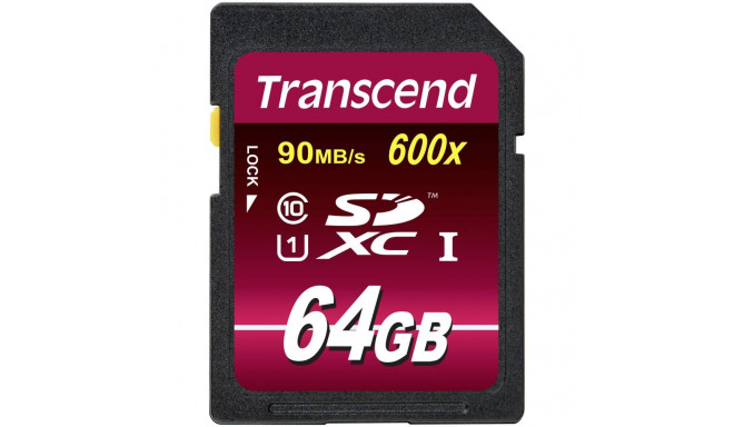Transcend SDXC              64GB Class10 UHS-I 600x Ultimate