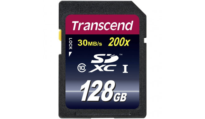 Transcend SDXC 128GB Class 10 mälukaart