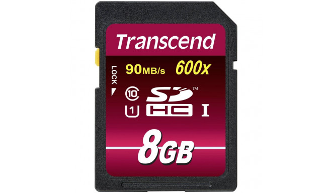 Transcend SDHC               8GB Class10 UHS-I 600x Ultimate