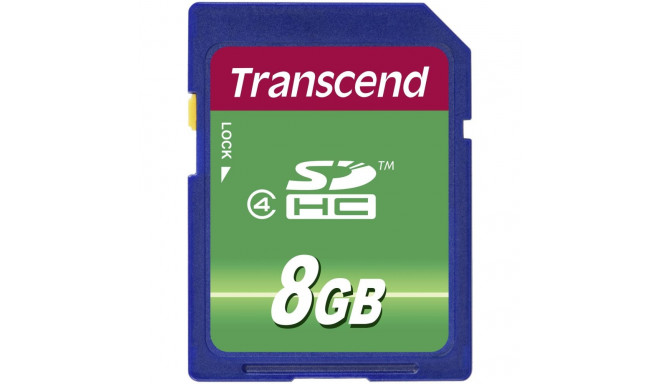 Transcend SDHC 8GB Class 4 mälukaart